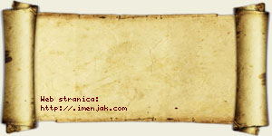 Tina Arsović vizit kartica